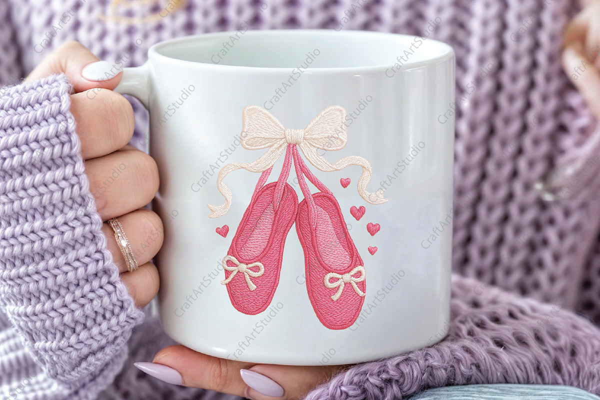 Valentine's Ballet Slippers PNG, an Illustration by CraftArtStudio (Photo 3 of 4)