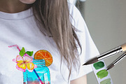 Summer drink clipart, a Food Illustration by Download Graphic Art (Thumbnail 4 of 5)