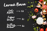 Cheese Lemonade - Food Display Font, a Script Font by Dirtytemp Studio (Thumbnail 2 of 8)