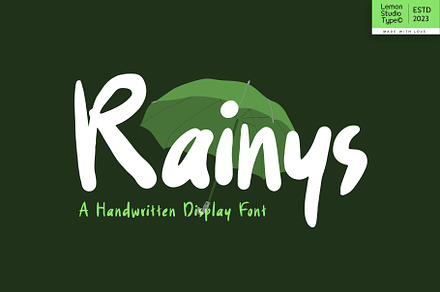 Rainys -Cute Handwritten