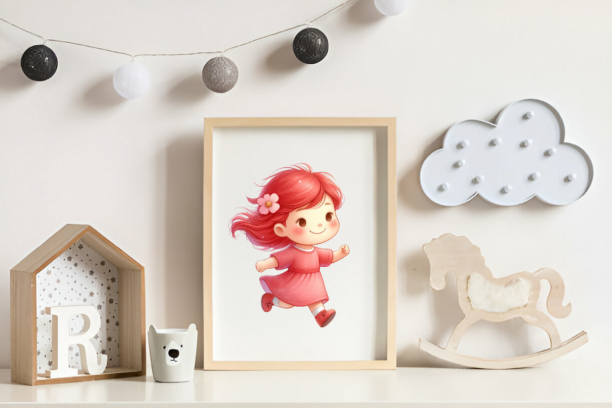 Little Red Riding Hood Cute, an Illustration by CreationArt (Photo 9 of 9)