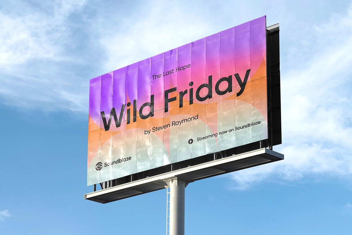 Billboard Poster Street Mockup, an Advertising Mockup by Asylab (Photo 2 of 5)