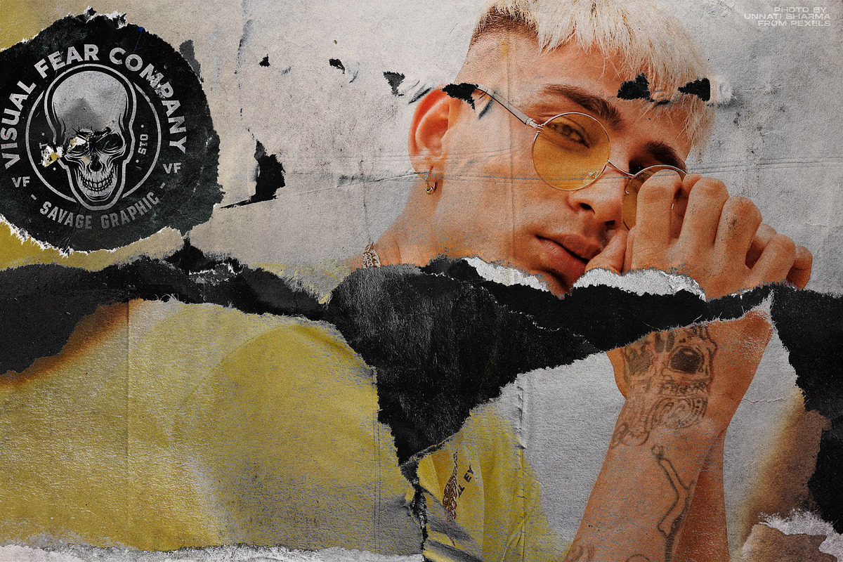 Ripped Paper Textures for Photoshop, a Texture Graphic by Visual Fear (Photo 4 of 6)