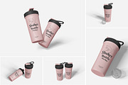 Shaker Bottle Mockup PSD, a Cups & Container Mockup by Indah (Thumbnail 1 of 6)