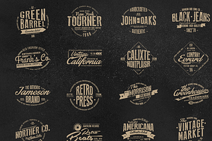 130 Vintage Logos Bundle