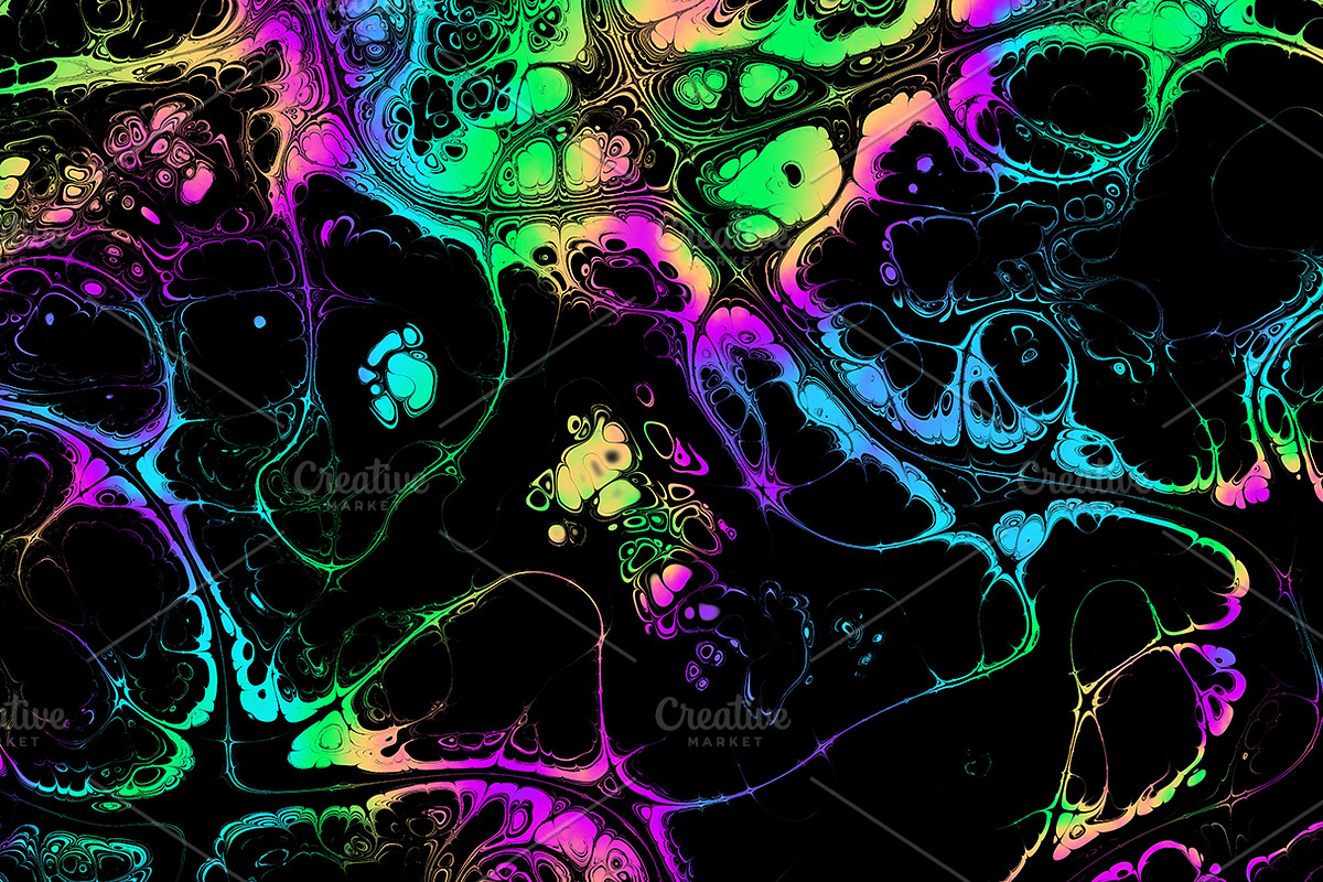 Acid psychedelic textures 50 Pack, a Texture Graphic by tkdesign (Photo 28 of 50)