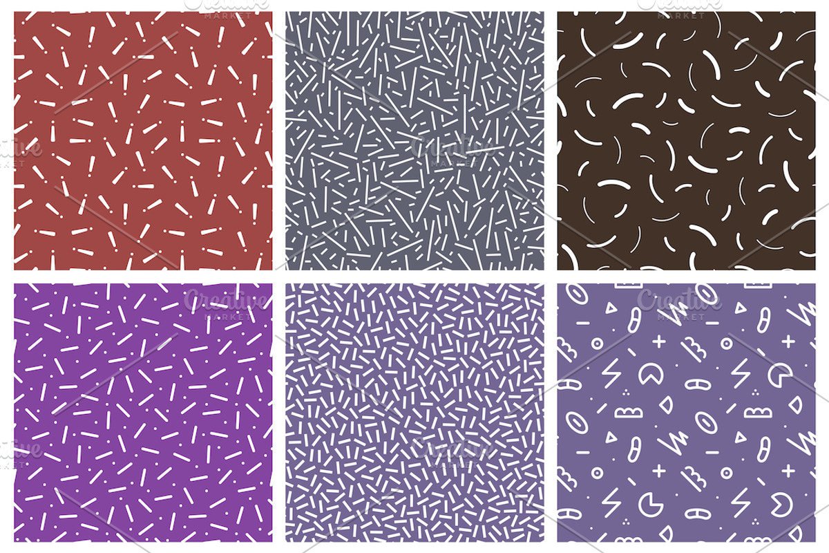 Color seamless modern retro patterns, a Pattern Graphic by ExpressShop (Photo 8 of 8)