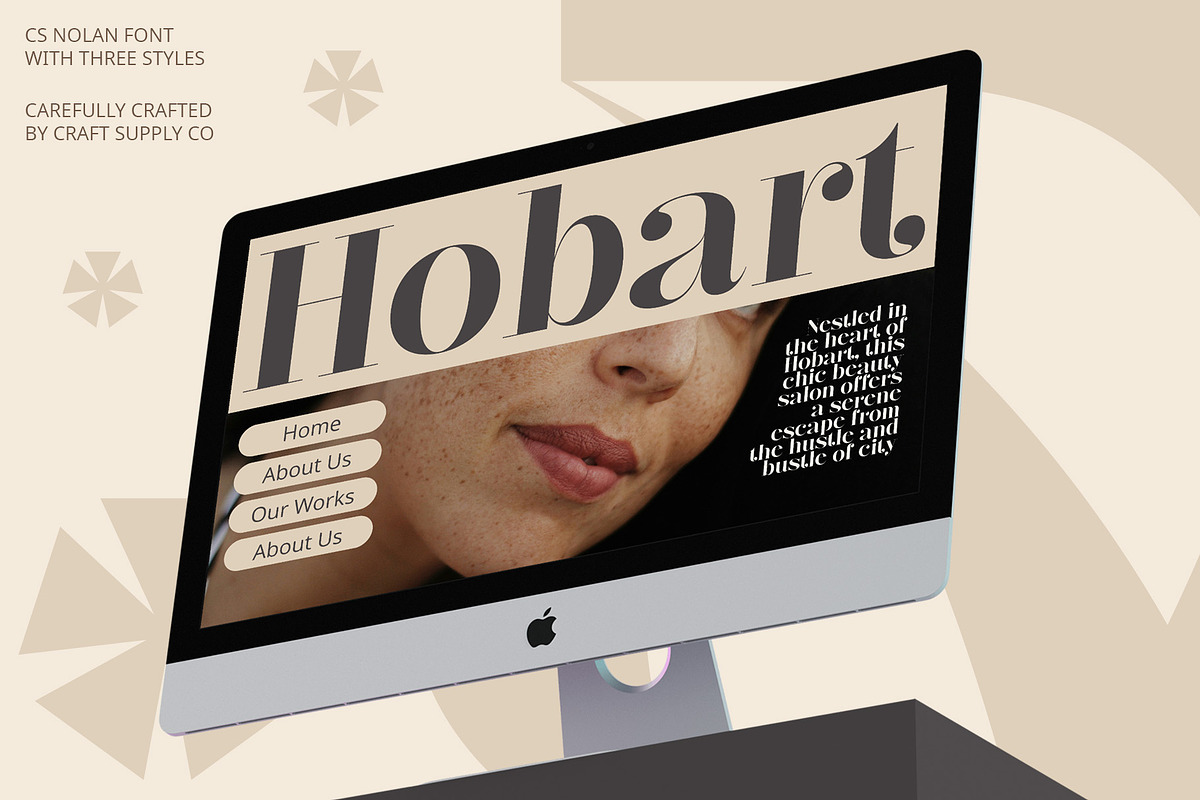 CS Nolan – Classic Font, a Serif Font by Craft Supply Co. (Photo 5 of 8)