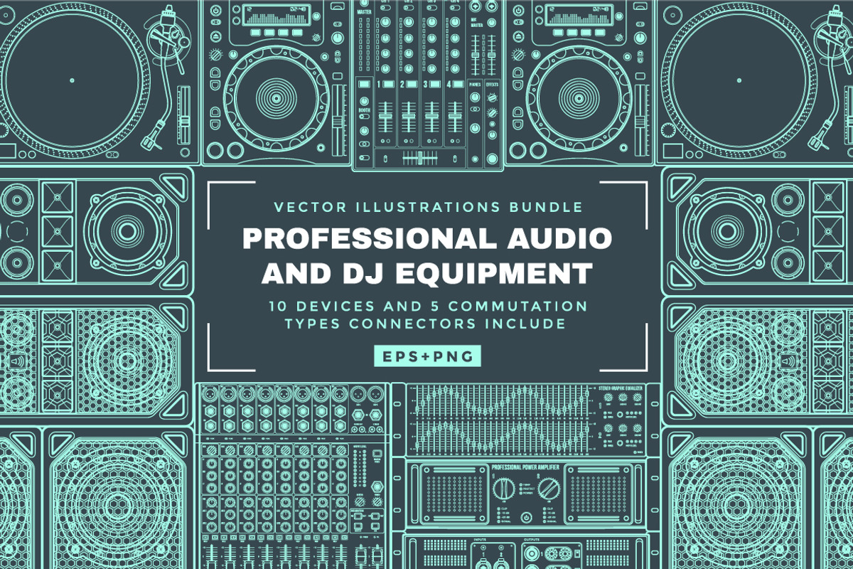 Sound speakers, audio & Dj equipment, an Object Graphic by TRIKONA (Photo 1 of 3)