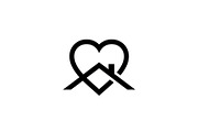 50 Home Love Heart House Icon Set Bu, an Illustration by Gaye Art (Thumbnail 11 of 51)