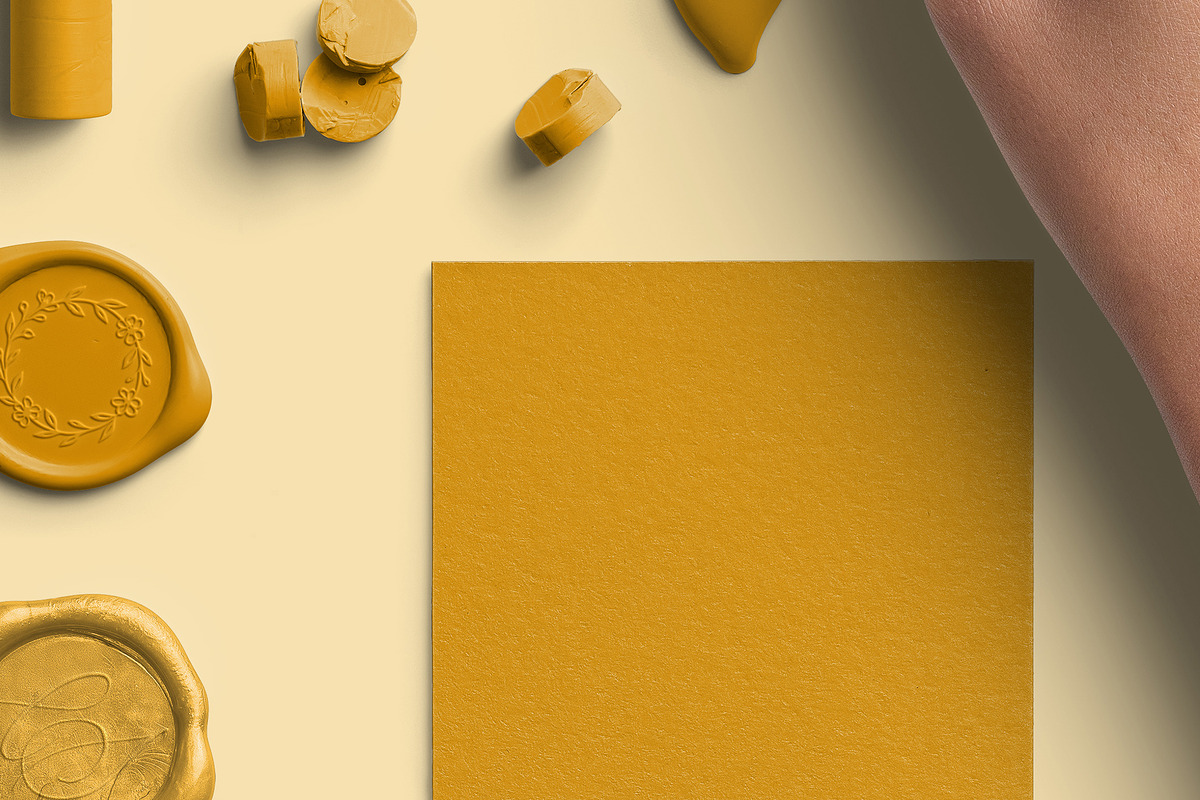 Golden Elegant Sealing Wax PNG Pack, an Object Graphic by Custom Scene (Photo 7 of 8)