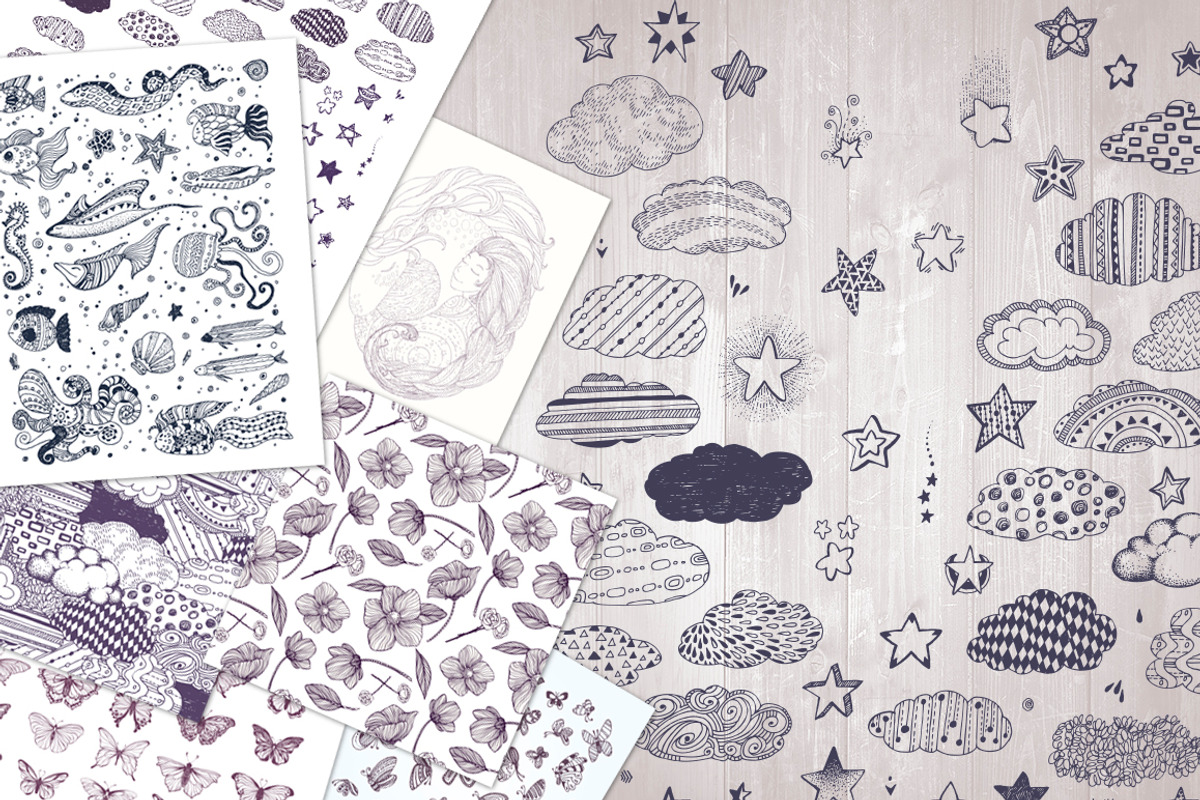 Coloring book pages - creator, an Illustration by Gluiki (Photo 9 of 9)