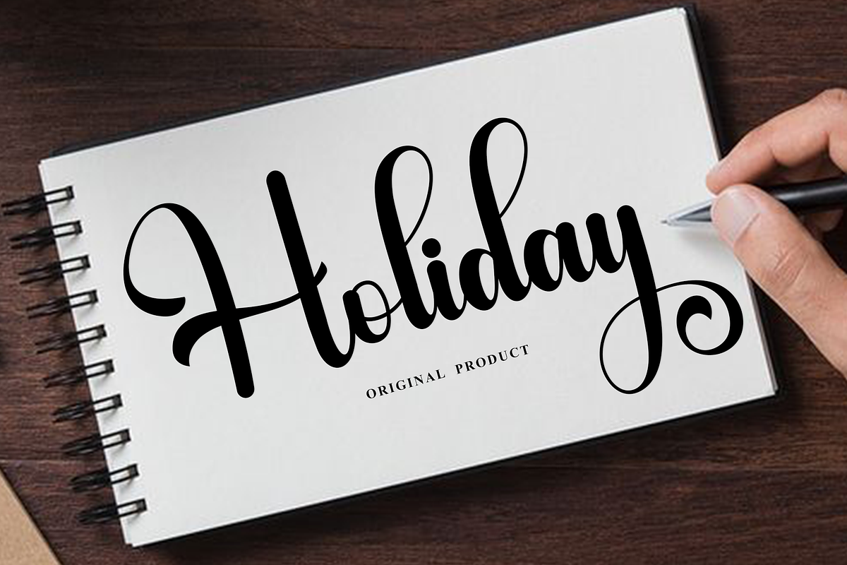 Daily Working, a Handwritten Font by FreshTypeINK (Photo 4 of 8)