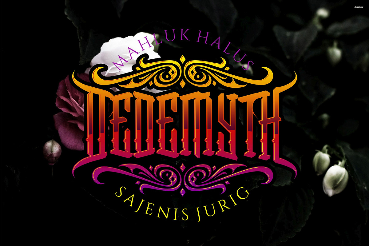 Steam Gear (Duo Font) SS, a Blackletter Font by JFK Juan Jeje (Photo 9 of 9)