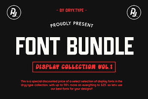 Font Bundle - Display Collection