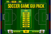 Soccer Game GUI Pack, an Illustration by erkoudesign (Thumbnail 1 of 14)