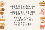 Chocolate cupcake | Handwritten font, a Handwritten Font by JuliaVolkova (Thumbnail 3 of 8)