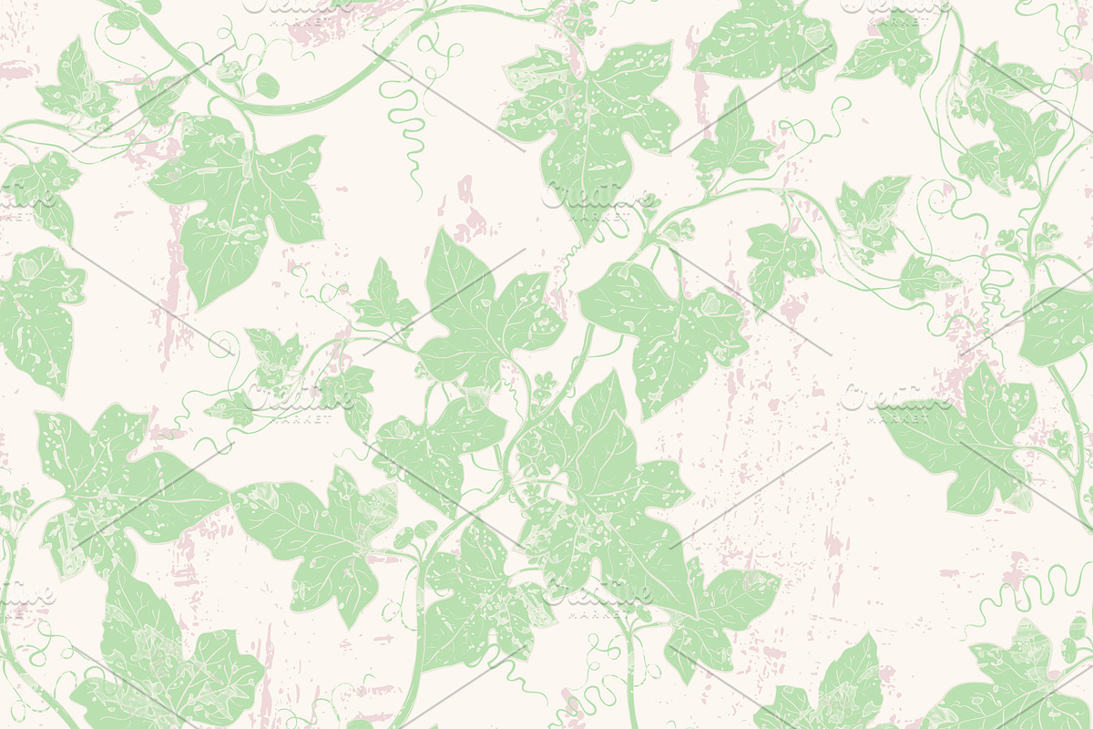 Vine seamless pattern, a Pattern Graphic by YvY (Photo 2 of 2)