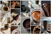 Coffee Aesthetic Background Set, a Food & Drink Photo by AI Petr Creative Agency (Thumbnail 5 of 7)