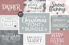 FARMHOUSE CHRISTMAS FONT BUNDLE