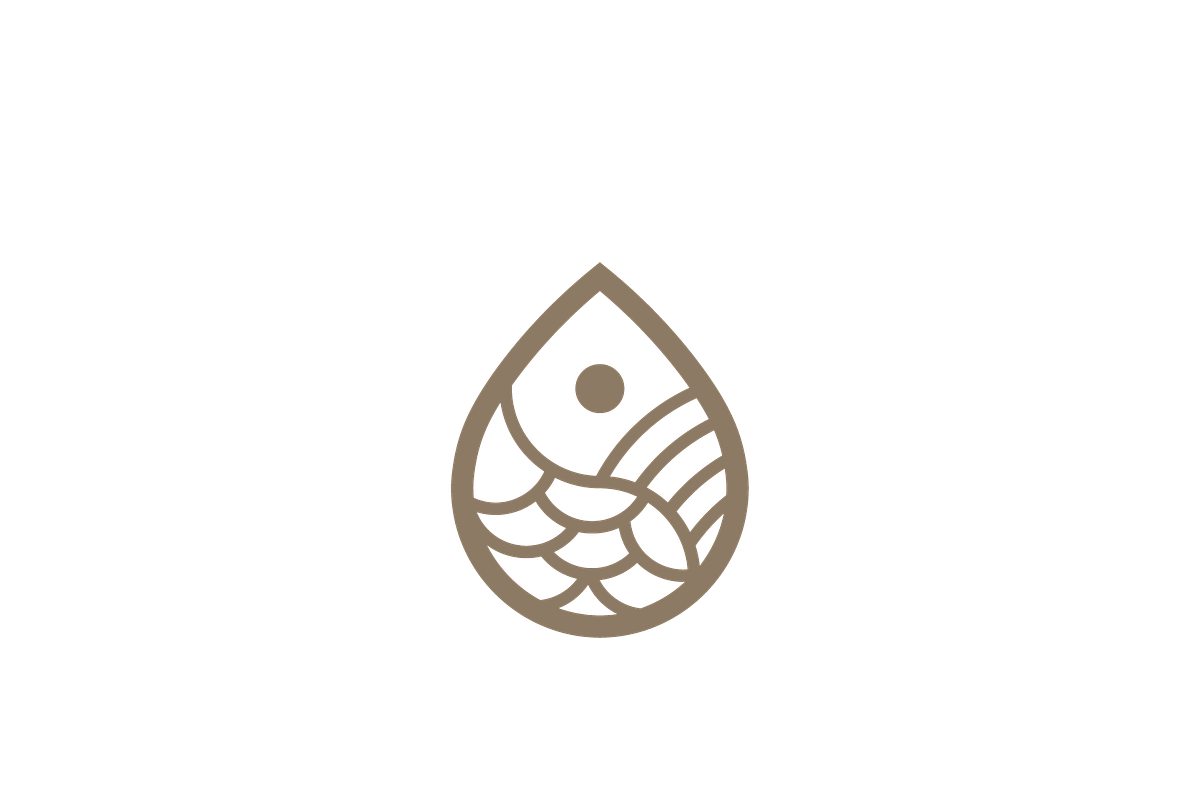 Fish Drop logo 2, a Branding & Logo Template by D | S Creative Design (Photo 1 of 3)