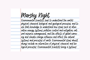 NOTEBOOK HANDWRITING Font Bundle, a Handwritten Font by Blush Font Co. (Thumbnail 7 of 12)