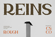 Reins Rough, a Serif Font by Craft Supply Co. (Thumbnail 1 of 8)