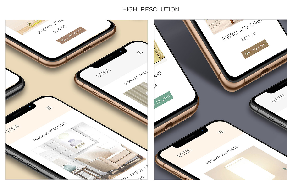 ALL 3D iPHONE MOCK-UP BUNDLE VOL-4, an iPhone Mockup by Graphicsworld125 (Photo 10 of 21)
