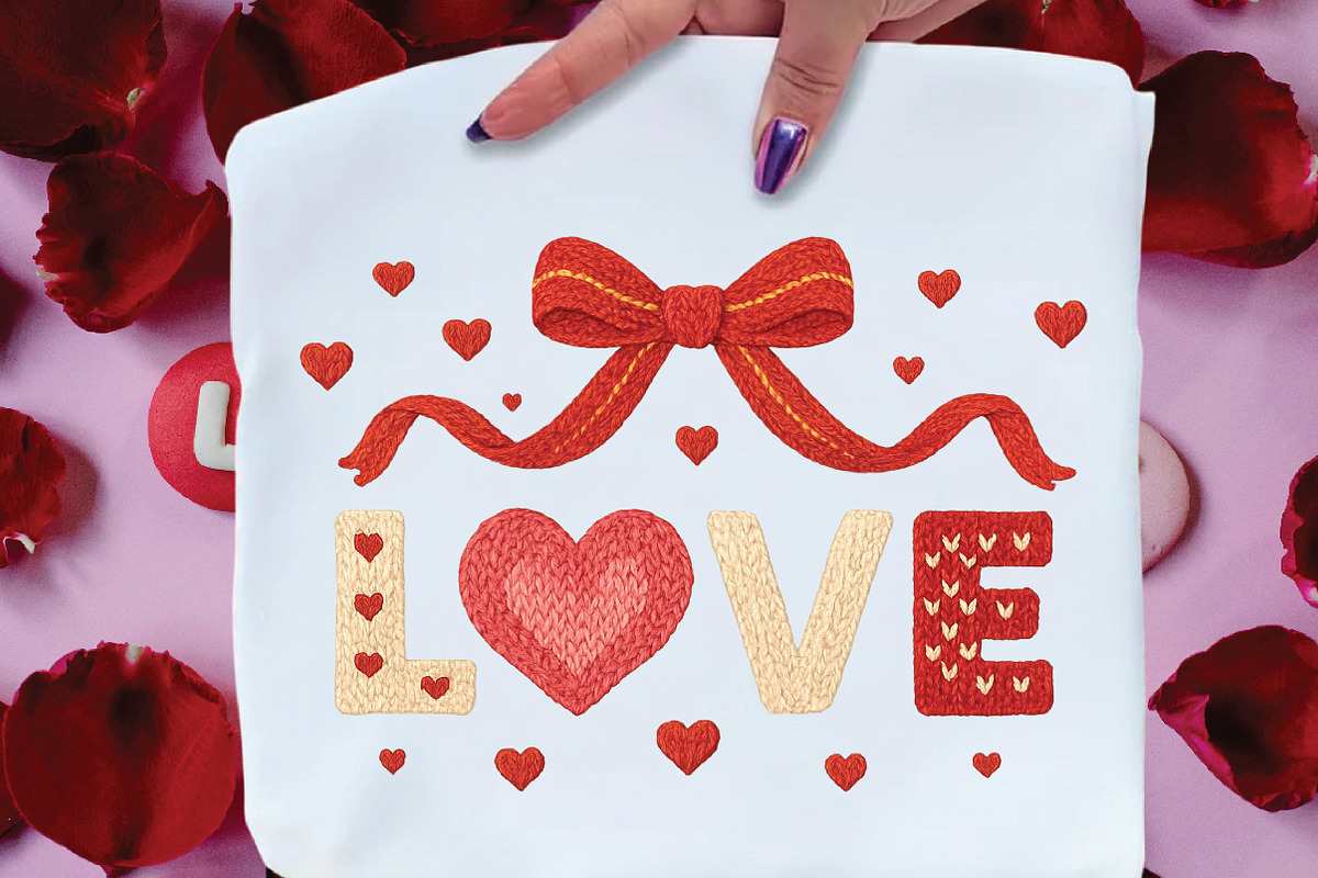 Yarn Crochet Coquette Valentine PNG, an Illustration by Black Bird Studio (Photo 7 of 8)