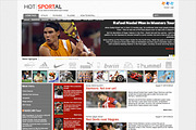 Hot Sportal, a WordPress Template by hot-themes (Thumbnail 2 of 5)