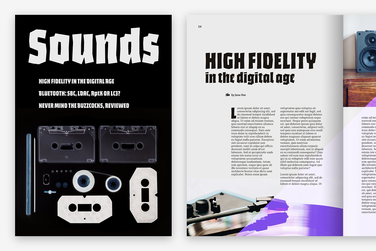 Bork: a blackletter-inspired font, a Blackletter Font by Harbor Type (Photo 6 of 12)