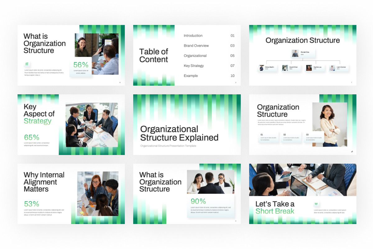 Organizational Structure Explained, a Presentation Template by Loin Studio (Photo 3 of 4)