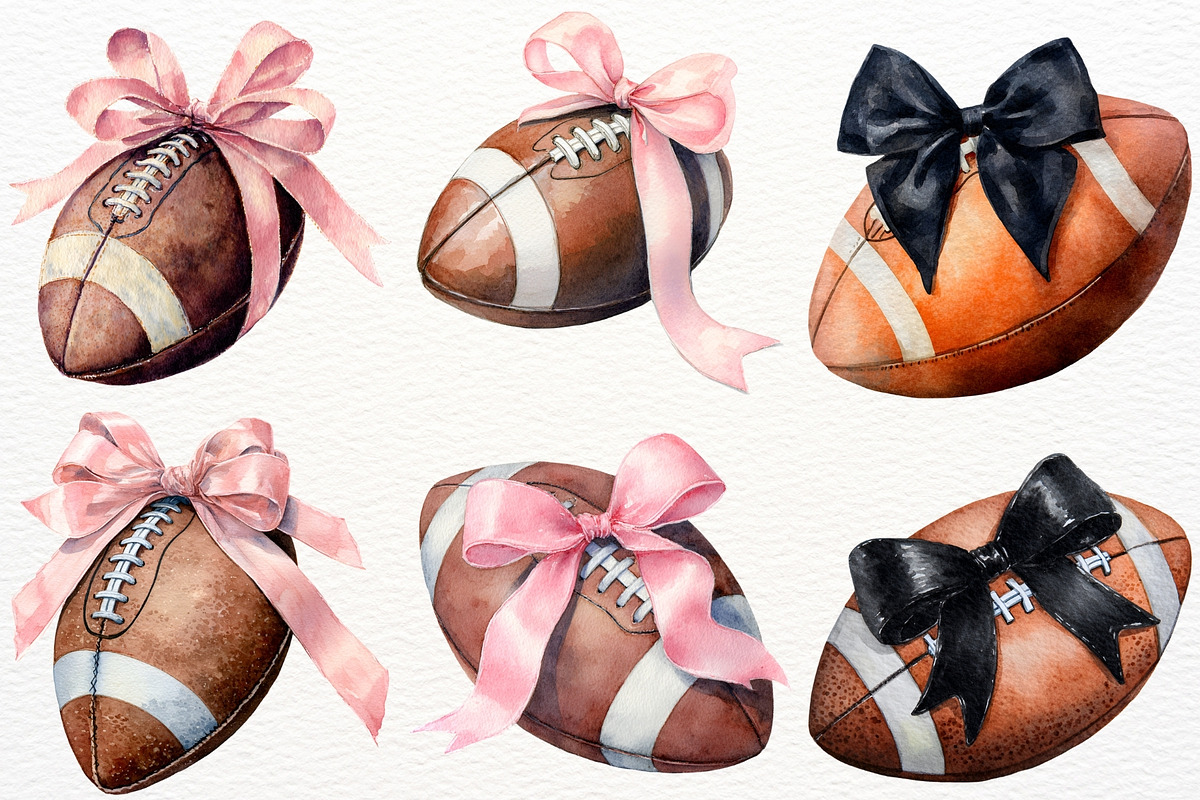 American Football PNG Sports Clipart, a Sport Illustration by SugarCloudStudioArt (Photo 5 of 8)