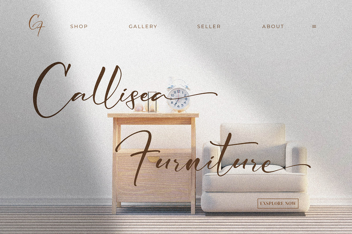 Cicaero, a Script Font by Integritype Studio (Photo 12 of 15)