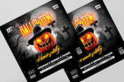 Halloween Party Flyer, a Flyer Template by creative-mint (Thumbnail 3 of 3)