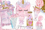 Sweet cafe Watercolour illustrations, an Illustration by Libby Wishes (Thumbnail 5 of 13)