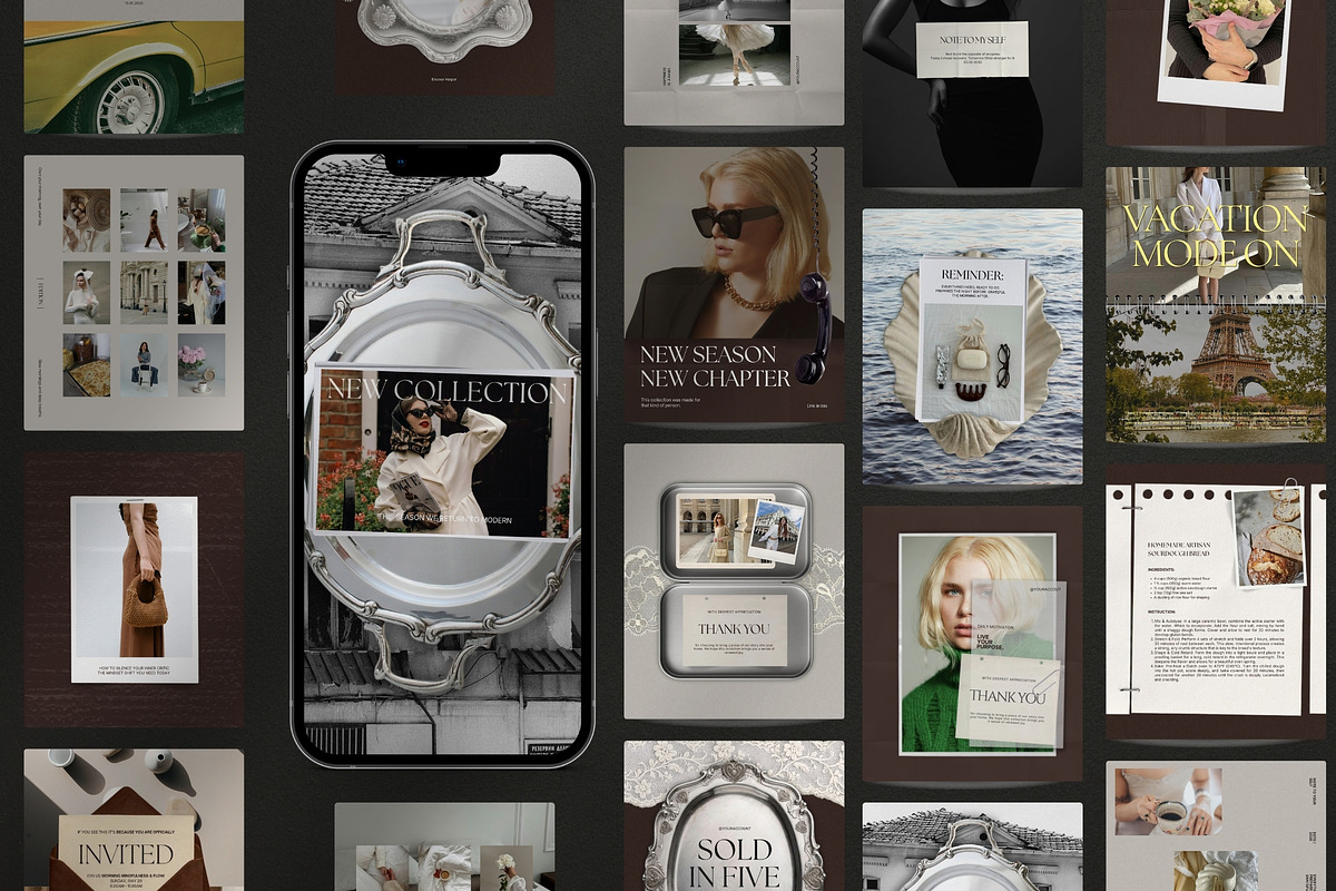 The Warm Suede Collection, a Social Media Template by Pani Temp. (Photo 1 of 15)