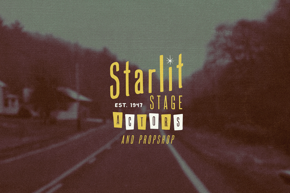 WAYPOST | A Retro Narrow Sans Serif, a Sans Serif Font by Laura Strote Designs (Photo 4 of 8)