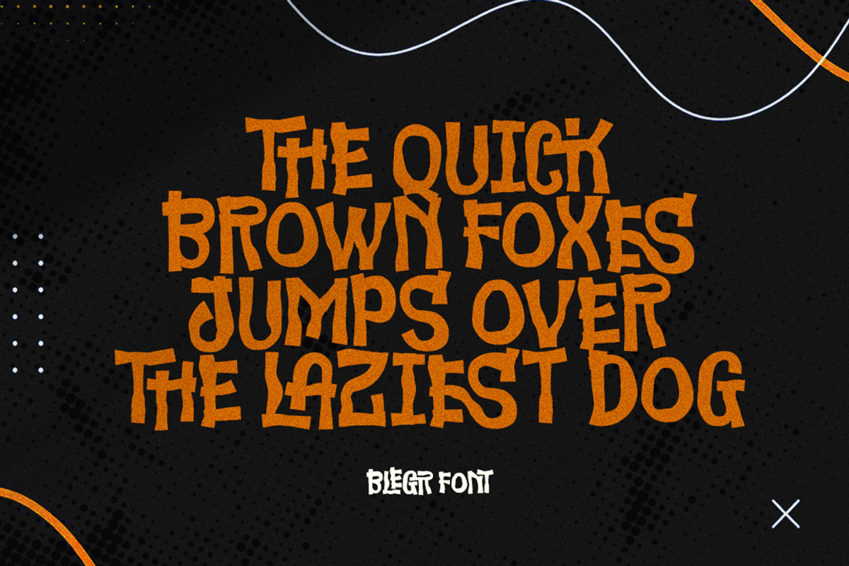 Blegr Typeface, a Sans Serif Font by Grontype (Photo 5 of 8)