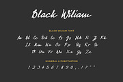 Black William Signature Font, a Script Font by UICreative (Thumbnail 2 of 5)