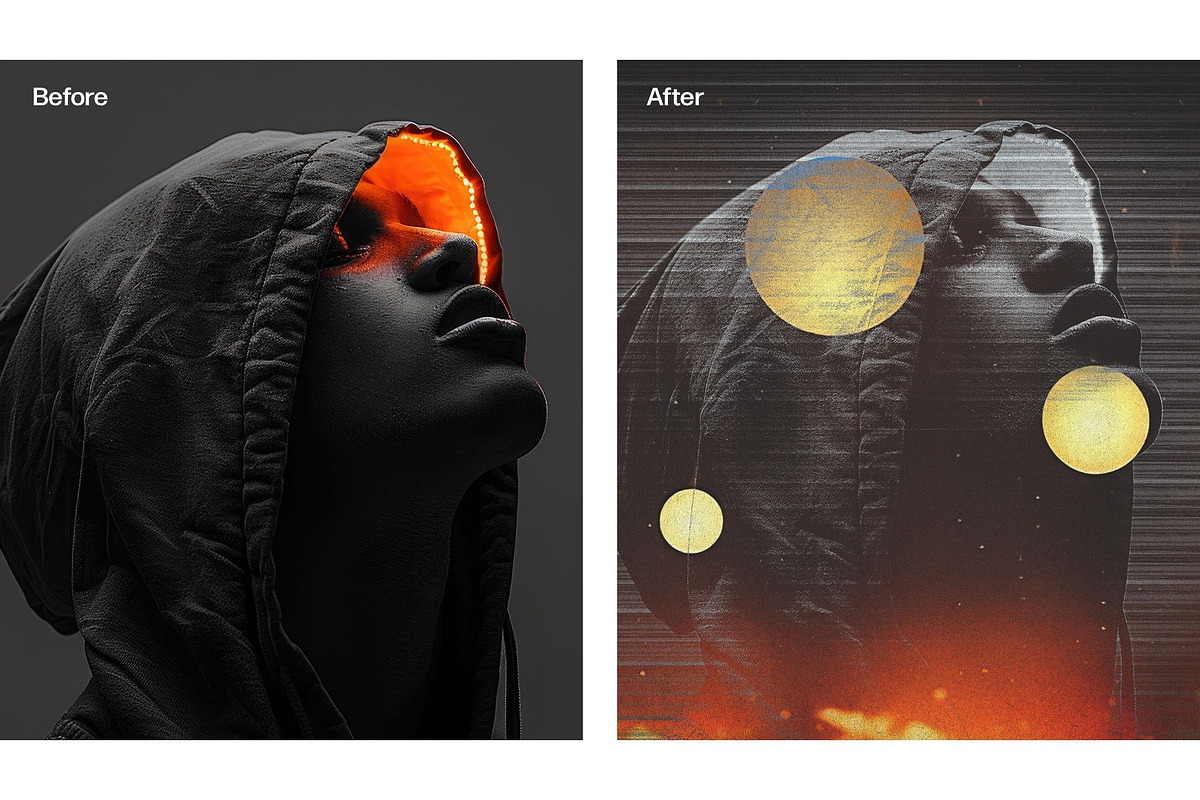 Abstract Film Burn Photo Effect, a Layer Style Add-On by DesignerCandies (Photo 6 of 7)