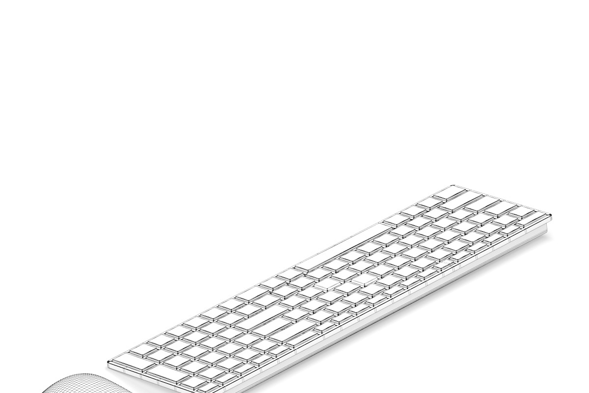 Black keyboard, an Object 3D Model by CGAxis (Photo 4 of 6)