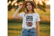 Coffee Chaos Cute Quote SVG Design, an Object Illustration by Annudesign (Thumbnail 6 of 10)