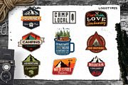 Retro Camp Road Trip Badge Kit, a Branding & Logo Template by JeksonGraphics (Thumbnail 4 of 10)