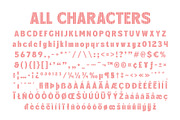 Bengal Slitscan, a Sans Serif Font by Craft Supply Co. (Thumbnail 8 of 8)