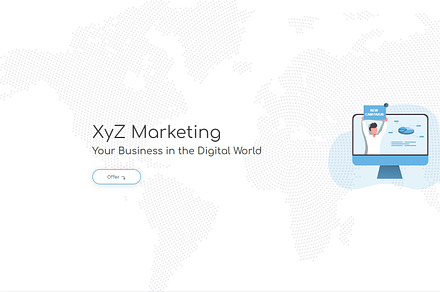 Digital Marketing Agency Template, a Bootstrap Template by bondi92