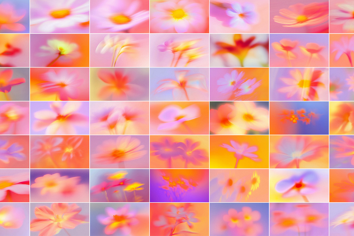 Slow Petal: Floral Blur Backgrounds, a Background Graphic by Anzhelika (Photo 8 of 10)