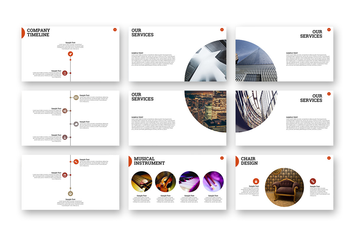 Circle- PowerPoint Template, a Presentation Template by everslide (Photo 6 of 8)