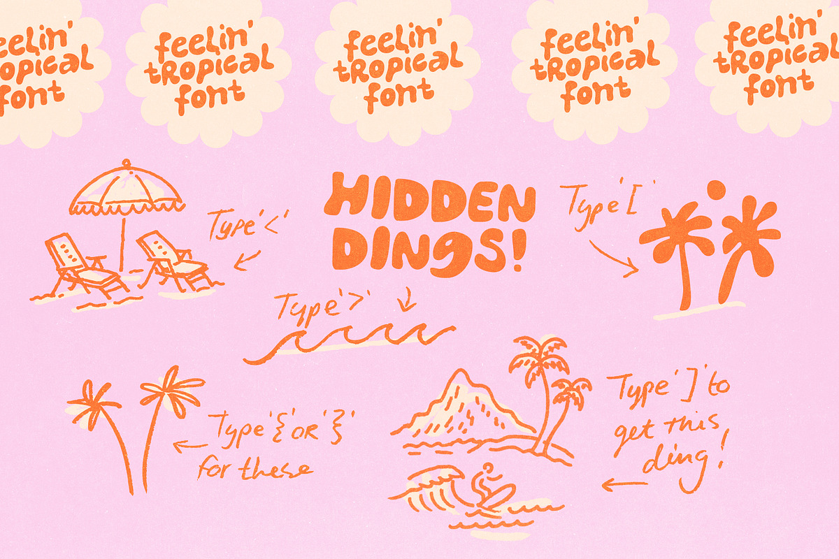 Feelin Tropical Font Set, a Handwritten Font by Nicky Laatz (Photo 12 of 13)