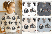 Biker vibes Patterns & Clipart, a Person Illustration by GoldmoonUA (Thumbnail 2 of 5)